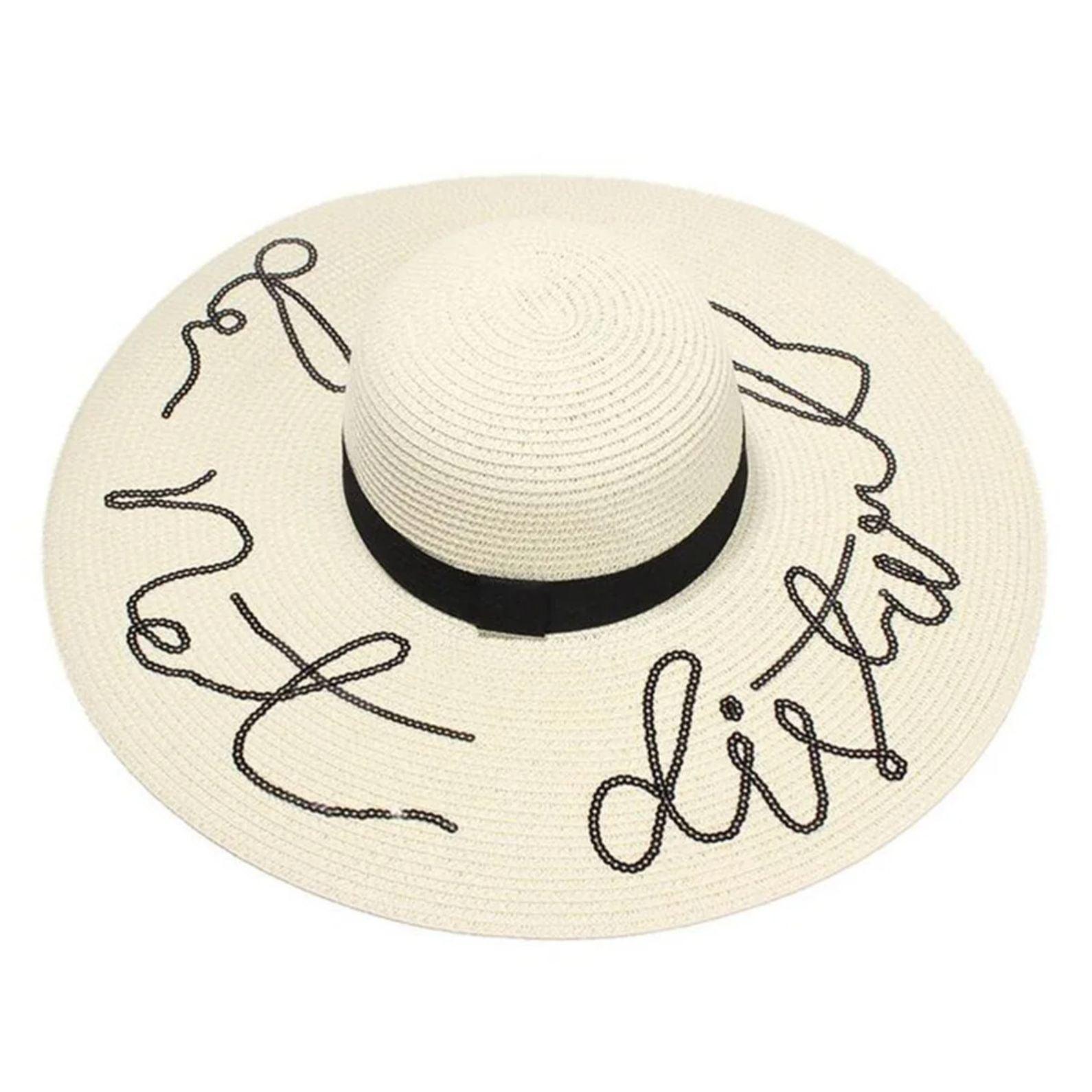 Do Not Disturb Straw Hat - AdDRESSingMe