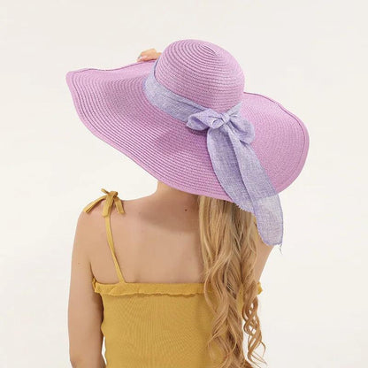 Beach Straw Hats For Women Wide Brim - AdDRESSingMe