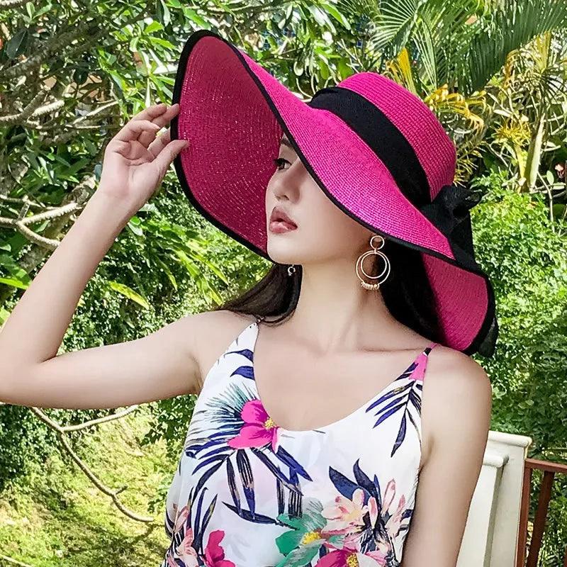 Straw Hat Bright Colors - AdDRESSingMe