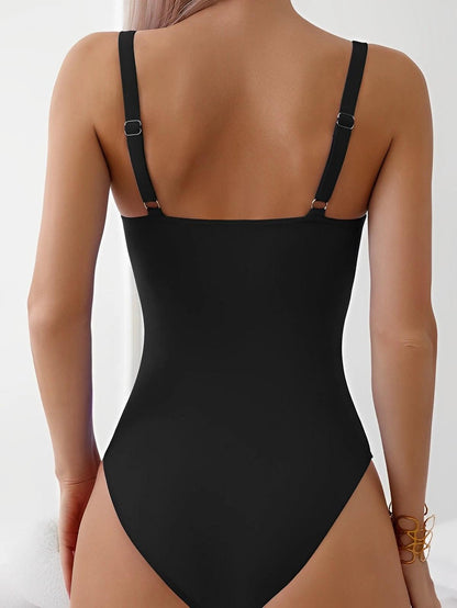 Cut Out Front Swimsuit - AdDRESSingMe