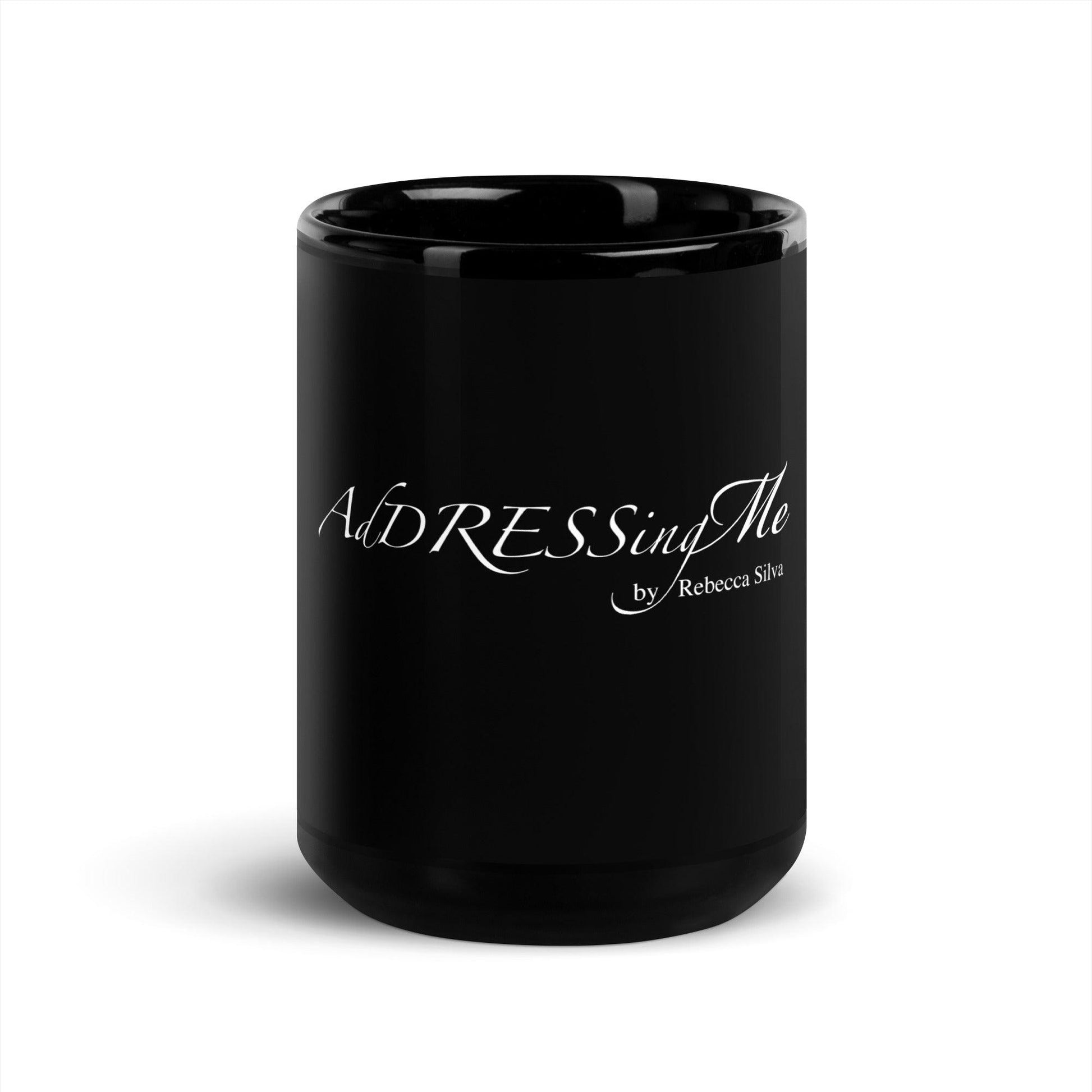 AdDRESSingMe Black Glossy Mug - AdDRESSingMe