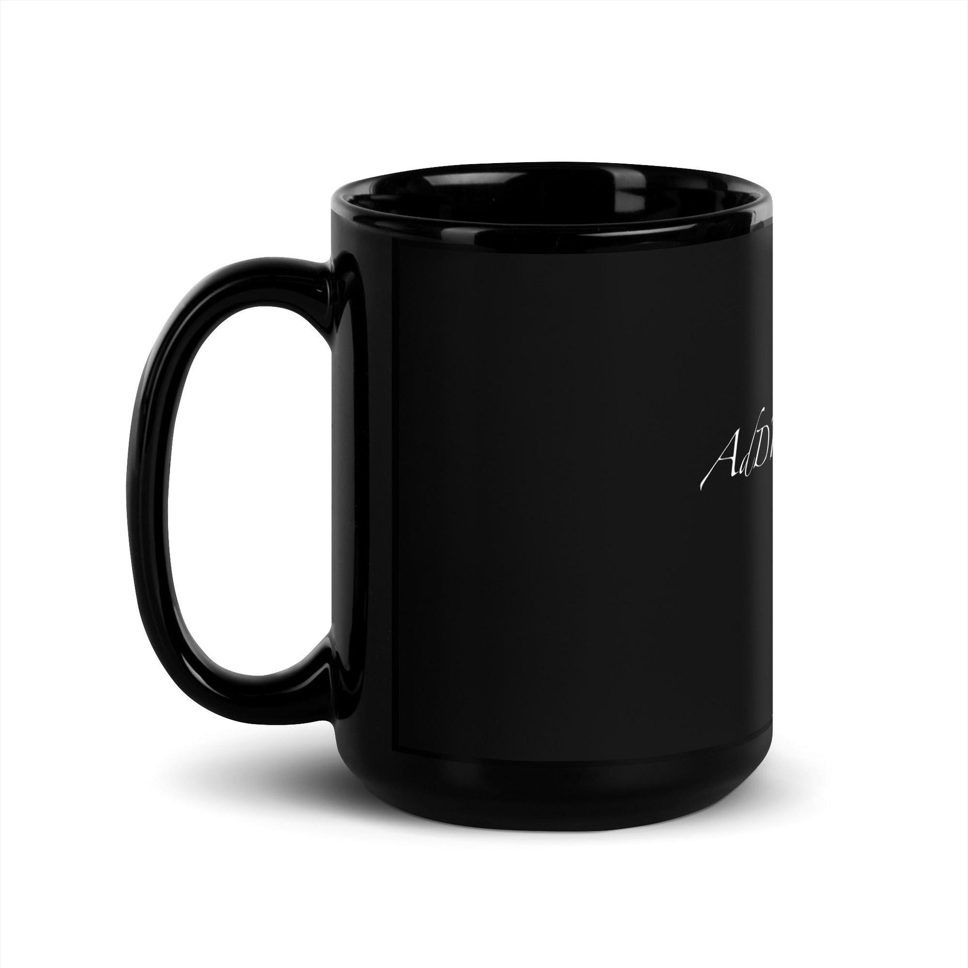 AdDRESSingMe Black Glossy Mug - AdDRESSingMe